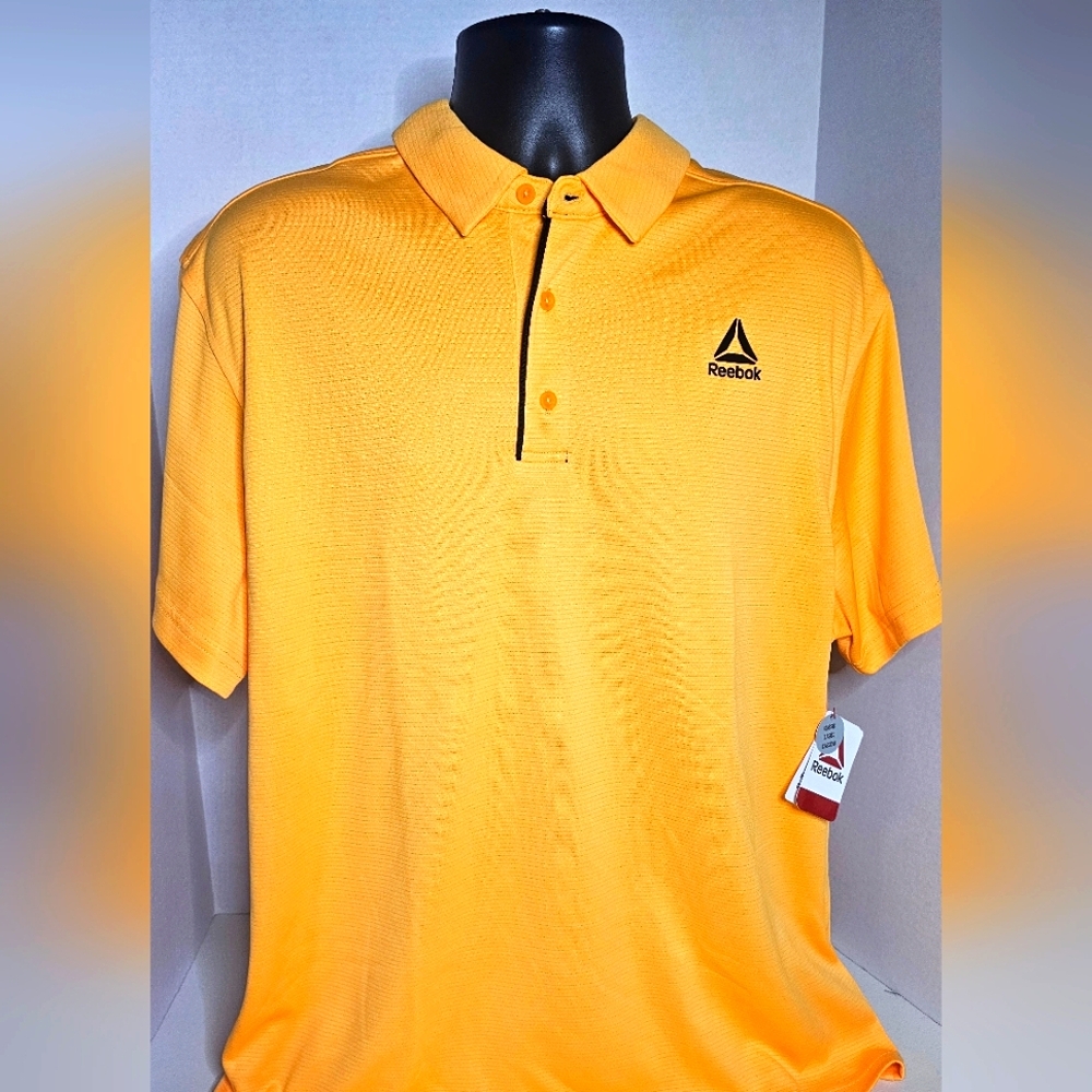 Reebok Men's Blazing Orange Polo